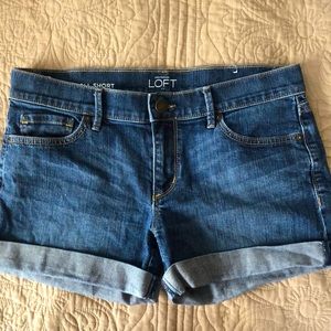 Ann Taylor Loft Rolled Shorts